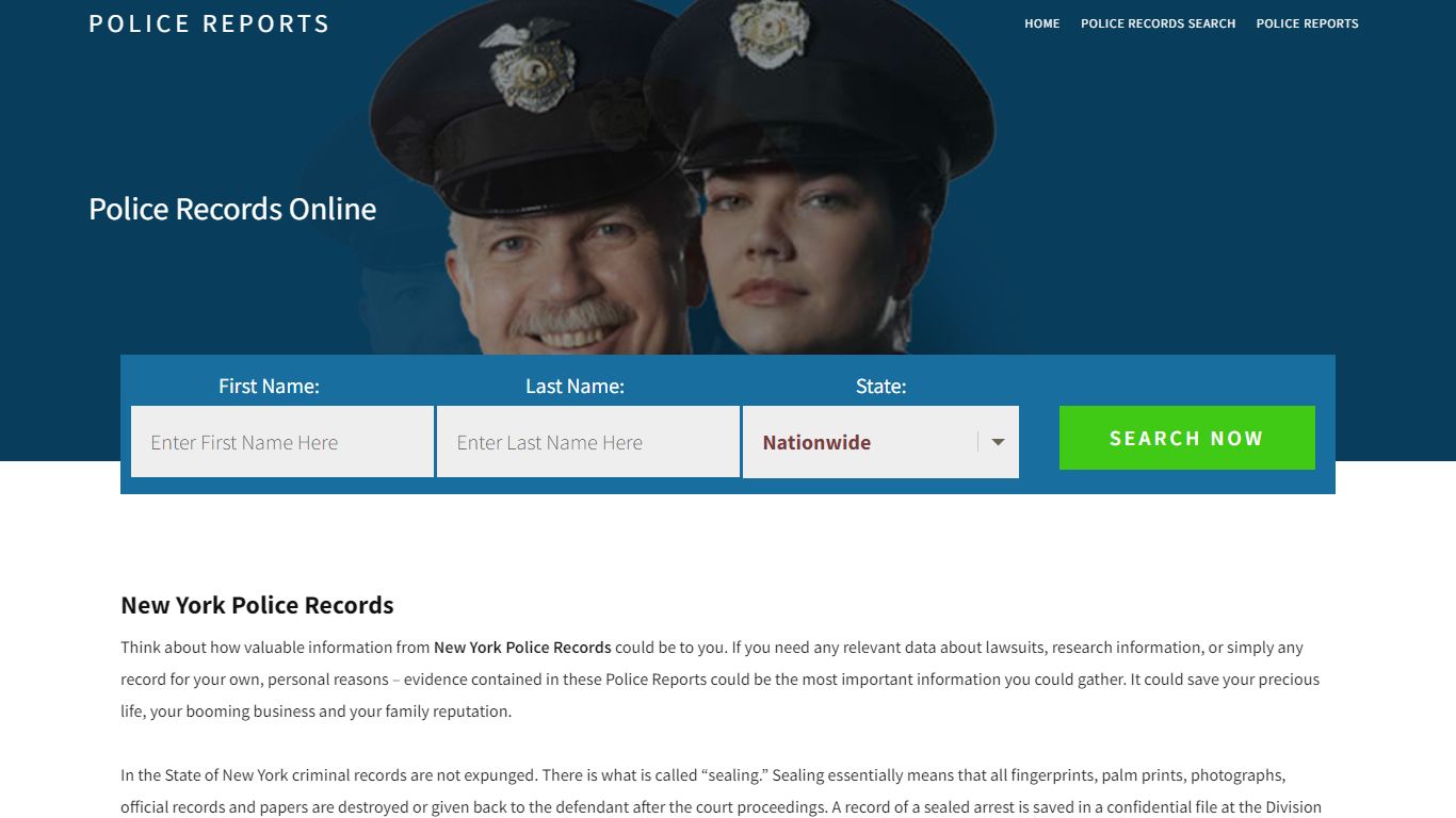 New York Police Records | Get Instant Reports On People